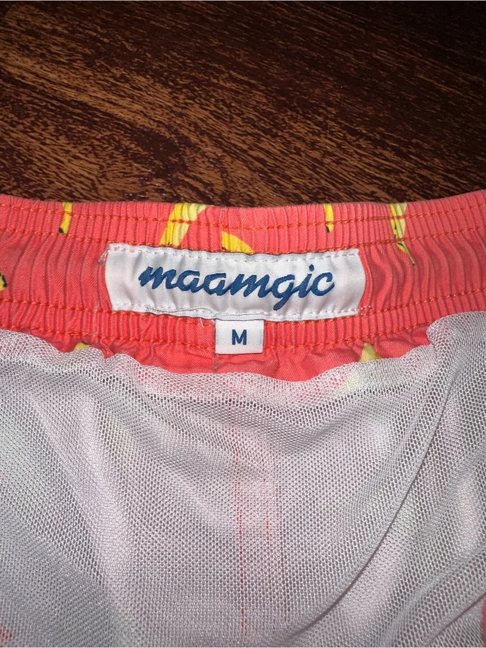 Tango orange 🍊 Banana 🍌 men’s swim trunks